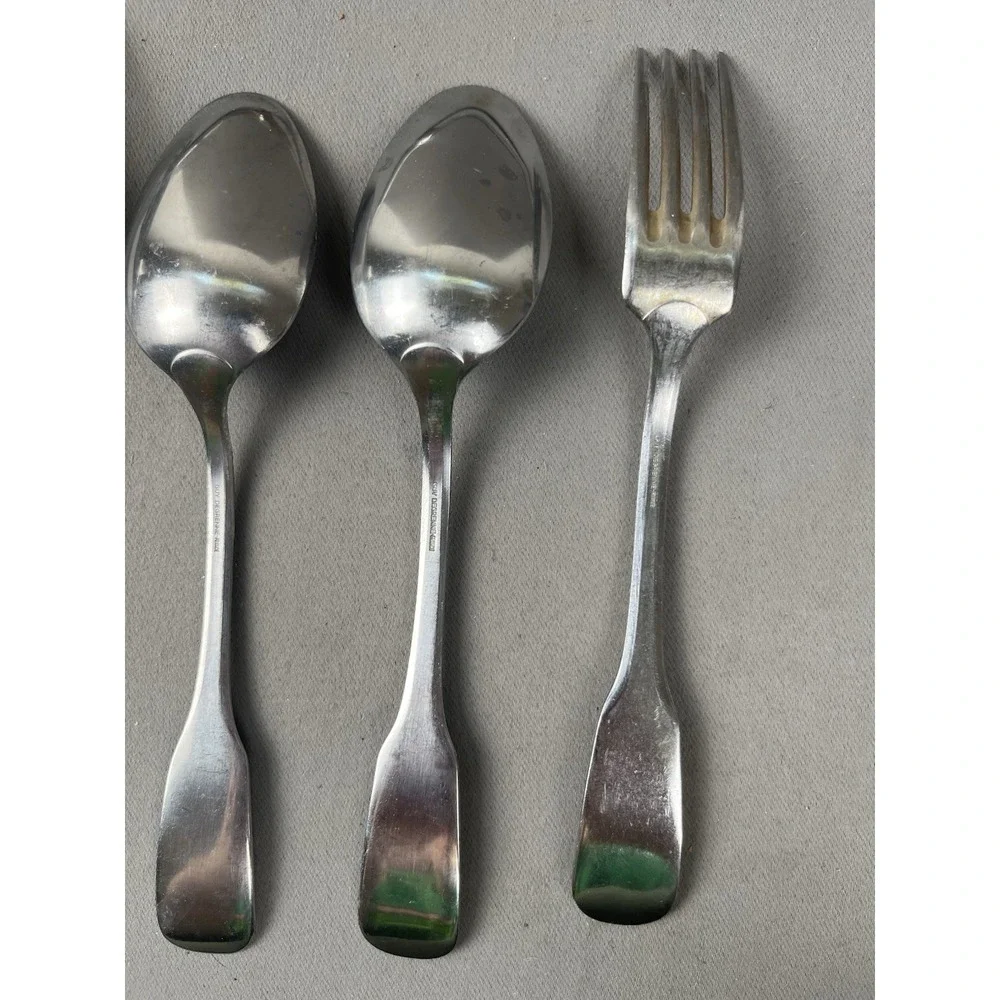 Guy Degrenne Vieux Paris Stainless Lot Knife, Fork, Spoon lot of 6